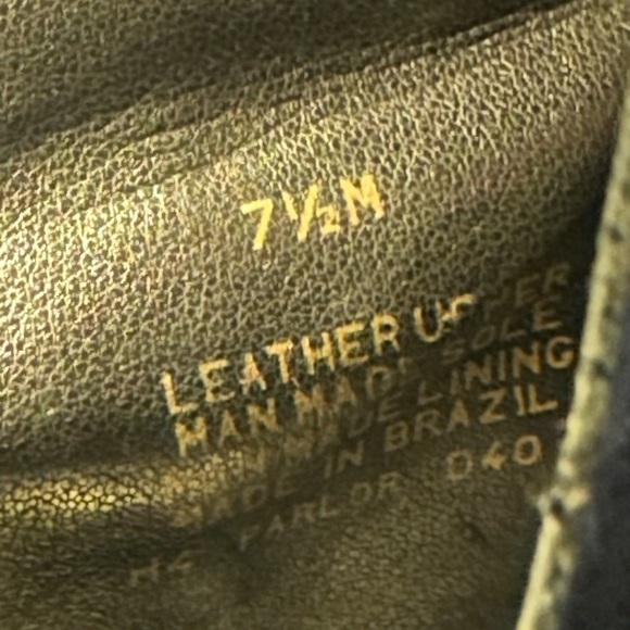 Antonio Melani Heels Black Leather Booties 3” Heel Y2K Chunky Square Toe - Picture 10 of 12